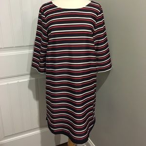 Gap Red & Blue Striped Dress